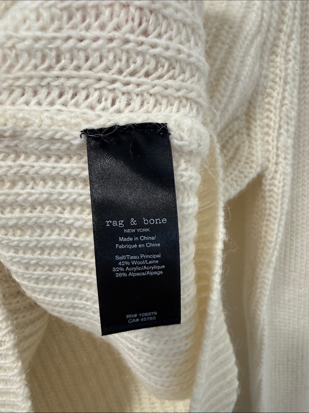 Rag & Bone | Madix Wool & Alpaca Polo Sweater - Picture 8 of 9